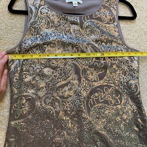 Banana Republic Sequin Tank Top - Champagne colored